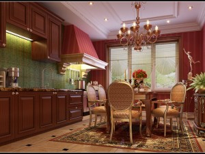 luxury fashion european restaurant 1849 3D Model