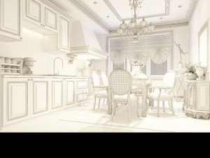 luxury fashion european restaurant 1849 Modèle 3D