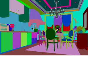 luxury fashion european restaurant 1849 Modèle 3D