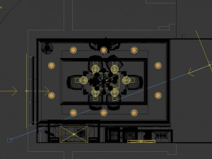 luxury fashion european restaurant 1849 Modèle 3D