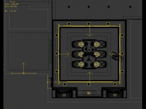 luxury fashion european restaurant 1850 Modelo 3D