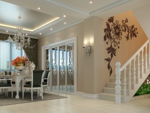 luxury fashion european restaurant 1852 Modello 3D
