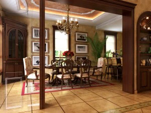 luxe mode Europees restaurant 1853 3D Model