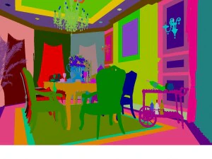 luxury fashion european restaurant 1854 3D Model