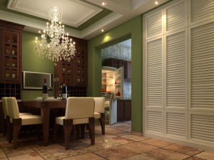 luxury fashion european restaurant 1855 3D Model