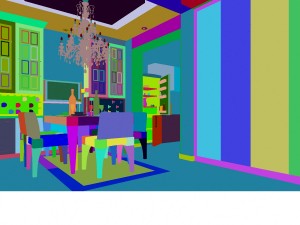 luxury fashion european restaurant 1855 3D-Modell