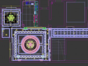 luxury fashion european living room 5138 Model 3D
