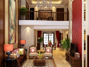 luxury fashion european living room 5144 3D Model