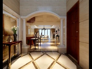 Luxusmode im europ&auml;ischen Wohnzimmer 5163 3D Modell