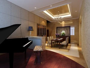 luxury fashion european living room 1755 3D Model