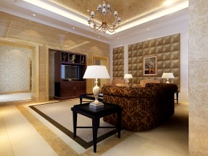 luxury fashion european living room 1755 3D मॉडल