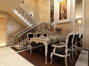 luxury fashion european living room 5136 Modello 3D