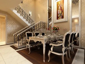 luxury fashion european living room 5136 3D Model