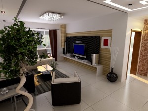 deluxe modern living room 1801 3D 模型