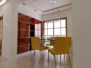 deluxe modern living room 1801 3D 模型
