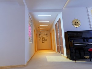 the luxurious modern living room is 1802 Model 3D