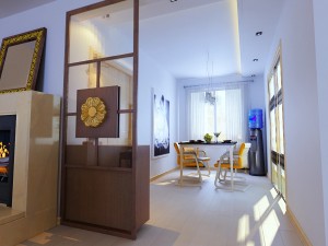 the luxurious modern living room is 1802 Model 3D