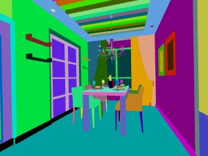 deluxe modern living room 1803 Modello 3D
