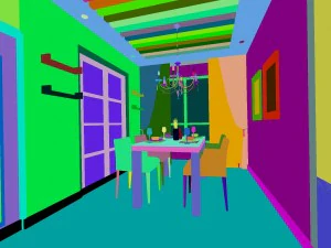 deluxe modern living room 1803 3D Model