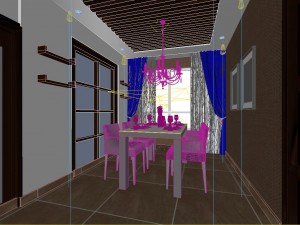 deluxe modern living room 1803 Modello 3D