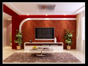 deluxe modern living room 1804 3D 模型