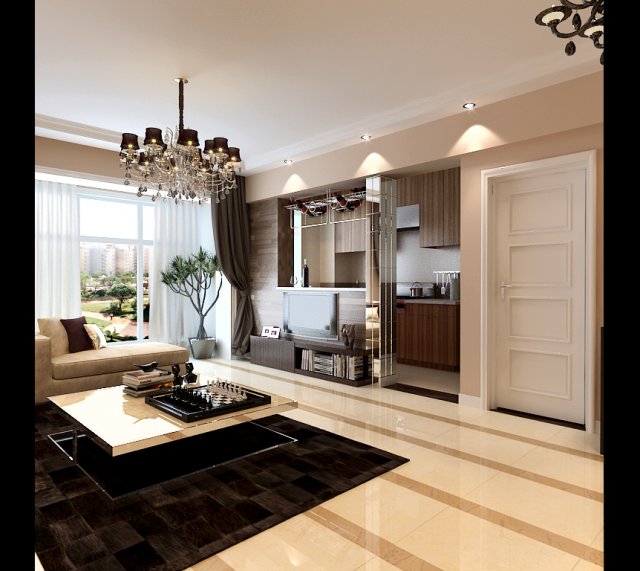 deluxe modern living room 1806 Model 3D .c4d .max .obj .3ds .fbx .stl .blend