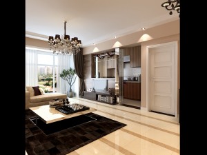 deluxe modern living room 1806 3D 模型