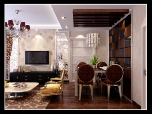 deluxe modern living room 1807 Modèle 3D