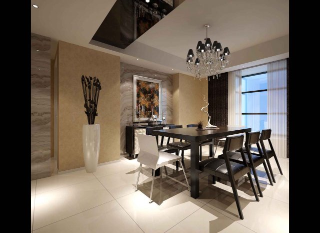 deluxe modern living room 1809 Modelo 3D .c4d .max .obj .3ds .fbx .stl .blend 