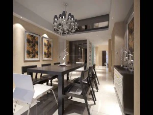 deluxe modern living room 1809 3D Model