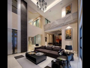 deluxe modern living room 1809 Modelo 3D