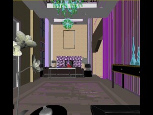 deluxe modern living room 1809 Modelo 3D