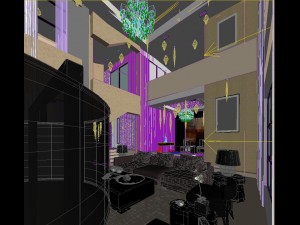 deluxe modern living room 1809 Modelo 3D