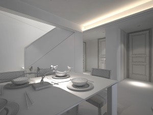 deluxe modern living room 1811 Modelo 3D