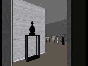 deluxe modern living room 1811 Modelo 3D