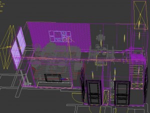 deluxe modern living room 1811 Modelo 3D