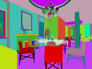 the luxurious modern living room 1812 Model 3D