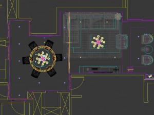 deluxe modern living room 1814 3D Model