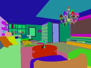 deluxe modern living room 1815 3Dモデル