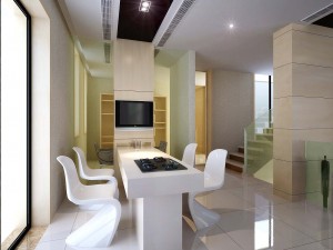 deluxe modern living room 1817 3D Model