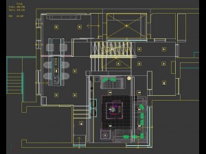 deluxe modern living room 1817 3D Model
