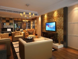 the luxurious modern living room is 1820 3Dモデル