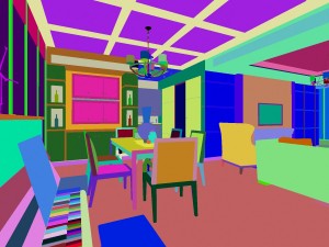 the luxurious modern living room is 1820 3D 模型