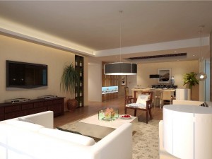 deluxe modern living room 1821 3D 모델