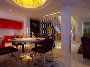 deluxe modern living room 1822 3D Модель