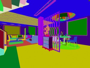 deluxe modern living room 1822 3D Модель
