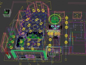 deluxe modern living room 1822 3D Модель