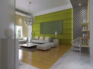 deluxe modern living room 1823 3D Model