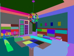 deluxe modern living room 1823 3D 모델