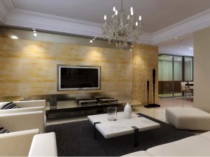 deluxe modern living room 1824 3D Model